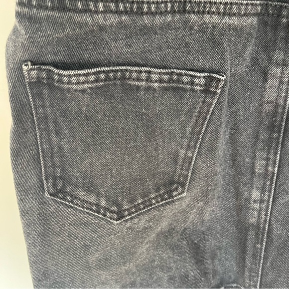 Pac Sun Women’s Black Denim Overall Mini Dress Size Small - Picture 11 of 15